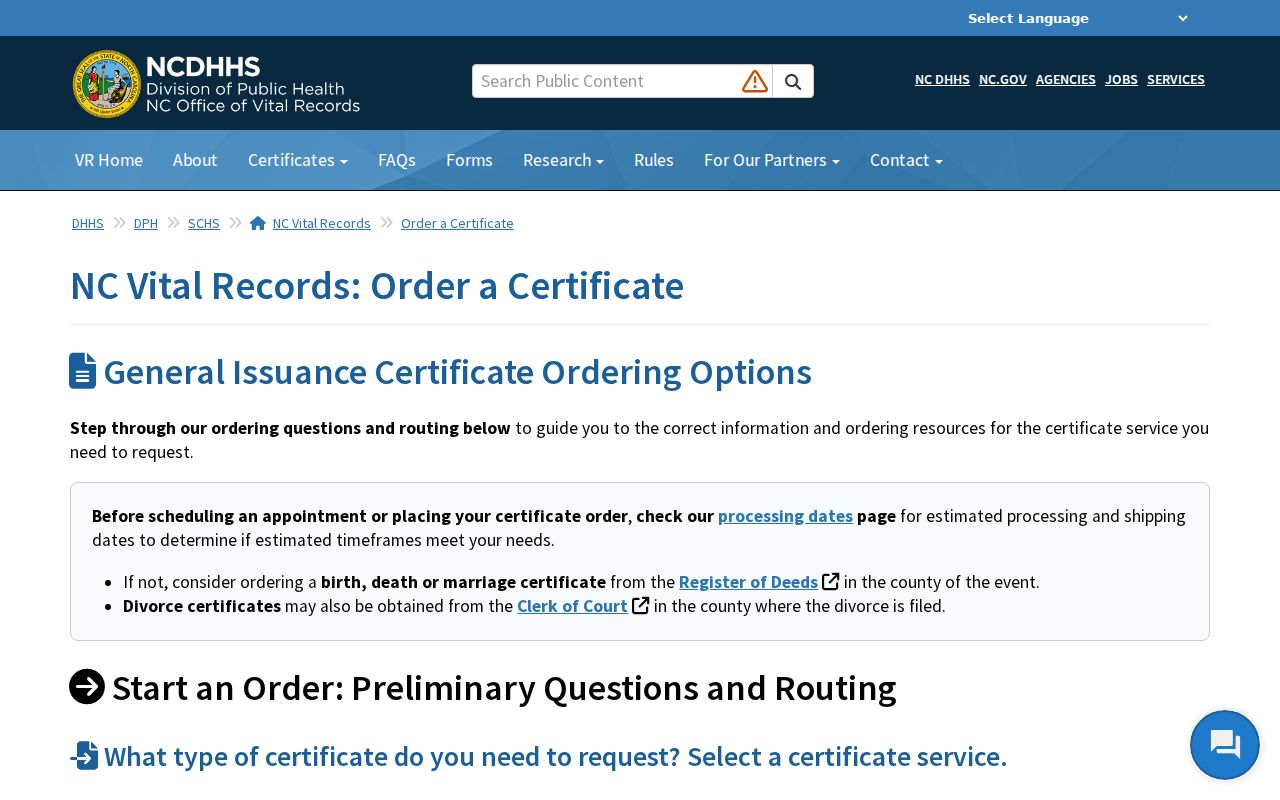 Durham resident lookup vital record ordering choices through North Carolina Vital Records