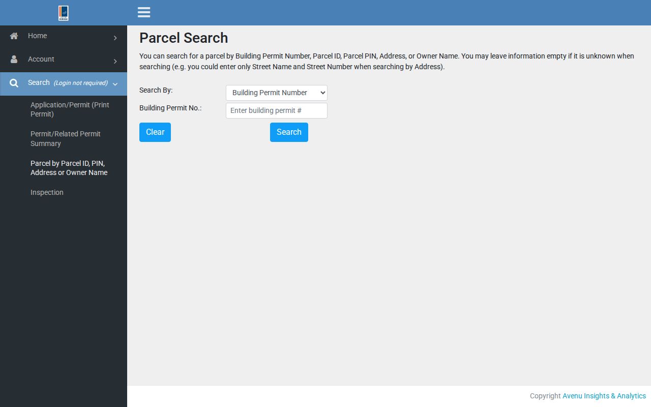 Durham street directory LDO parcel search permit and address fields